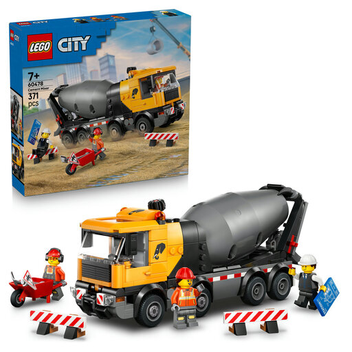 LEGO City 60478 水泥搅拌车