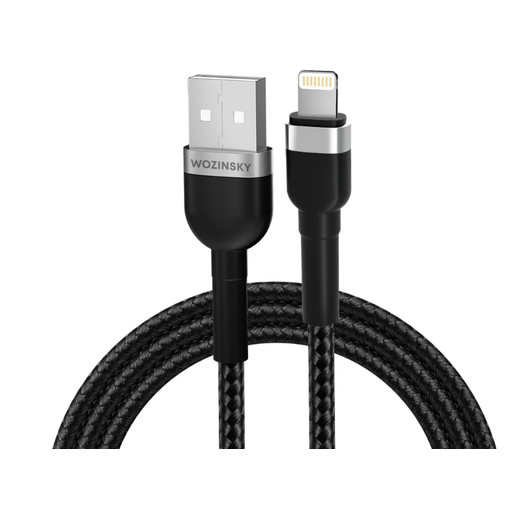 Wozinsky WNBAL1 Black USB-A / Lightning Cable 2.4A 1m