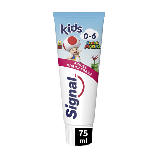 SIGNAL Kids 0-6 Years Fluoride Strawberry Toothpaste