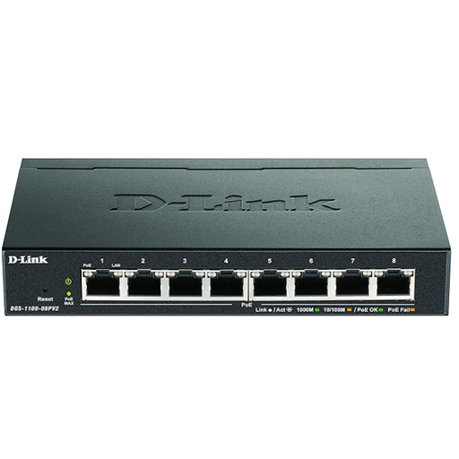 D-Link DGS-1100-08PV2 Smart Managed Switch