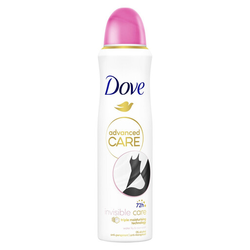 Dove Invisible Care Dry Deodorant Spray 150 ml