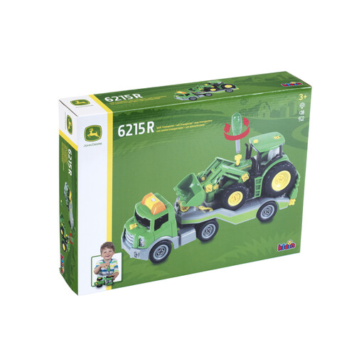 Jouet Tracteur John Deere avec Remorque à Construire Klein