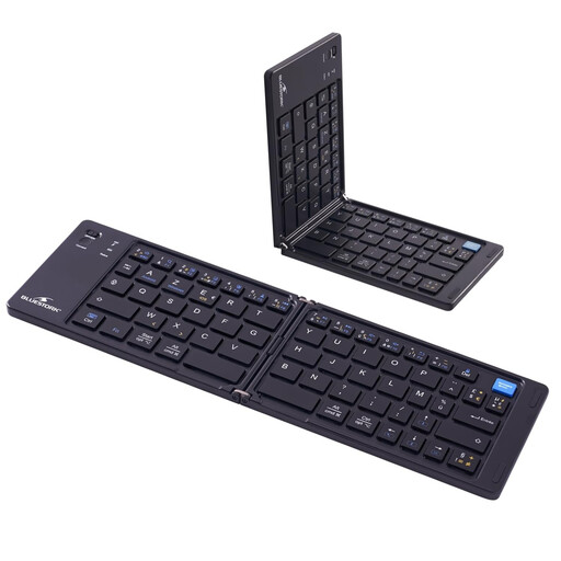 Clavier Pliable-Bluetooth-Touche Bleue-Disposition AZERTY