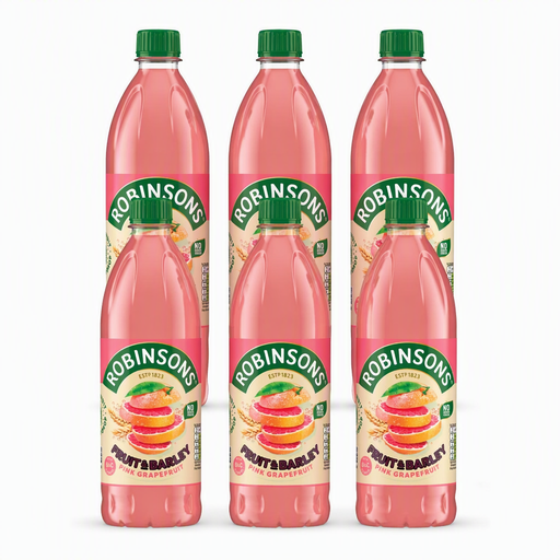 Robinsons Fruit & Barley Pink Grapefruit NAS 6x1L squash