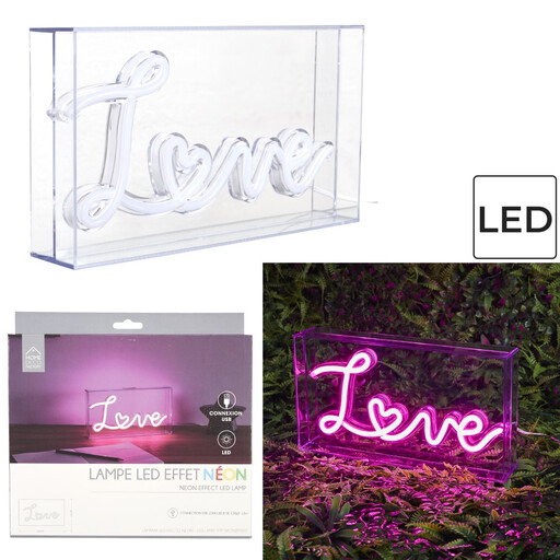 HOME DECO FACTORY LOVE LED Acrylic Lamp