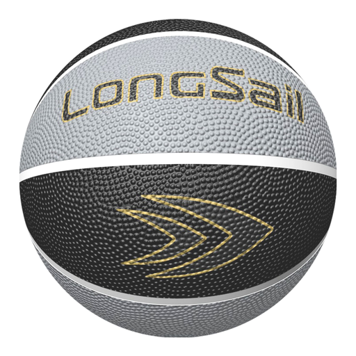 High-Quality Rubber Basketball (29.5") Size 7# Black/White