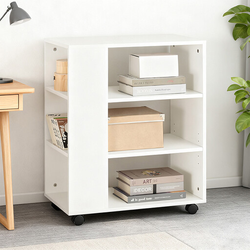SoBuy Druckerschrank mit Rollen