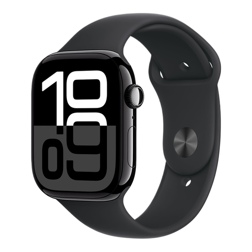 Apple Watch Series 10 GPS WiFi 42mm Black with Black Sport Band