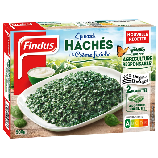 FINDUS ?pinards Hachés à la Crème 500g
