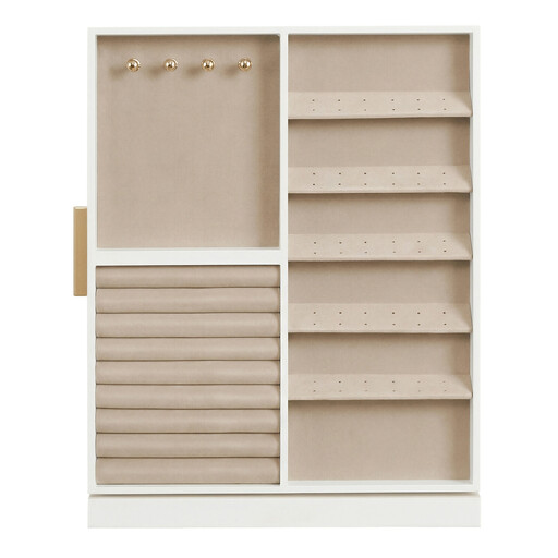 Ochama 360° Rotating Jewellery Organiser in White