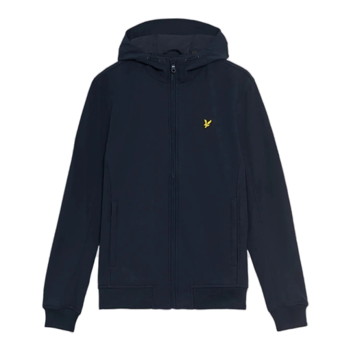 Lyle & Scott Fleece Lined Softshell Jacket in Dark Navy