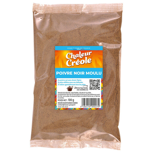 CHALEUR CREOLE Ground black pepper 100g