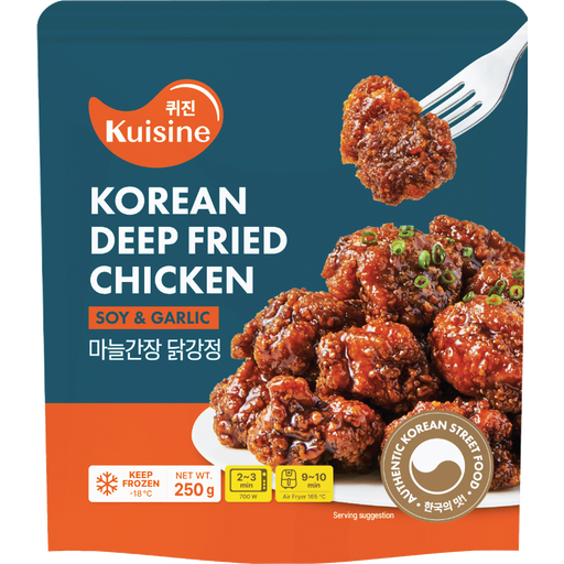 Kuisine Microvable Soy & Garlic Korean Fried Chicken 250g