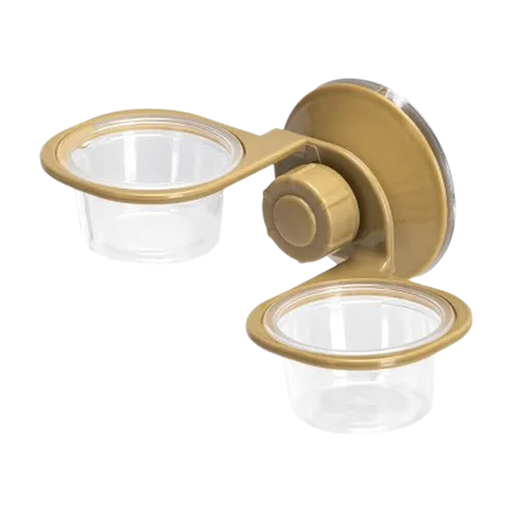 NOBLEZA Plastic Food & Water Hanging Feeder (Double Bowls)