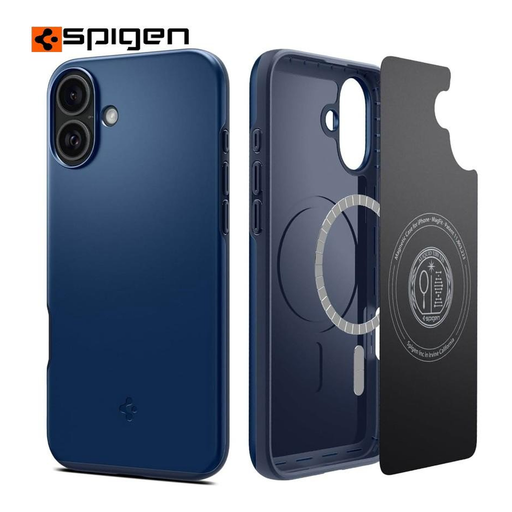 Spigen Thin Fit Magsafe iPhone 16 Case in Blau