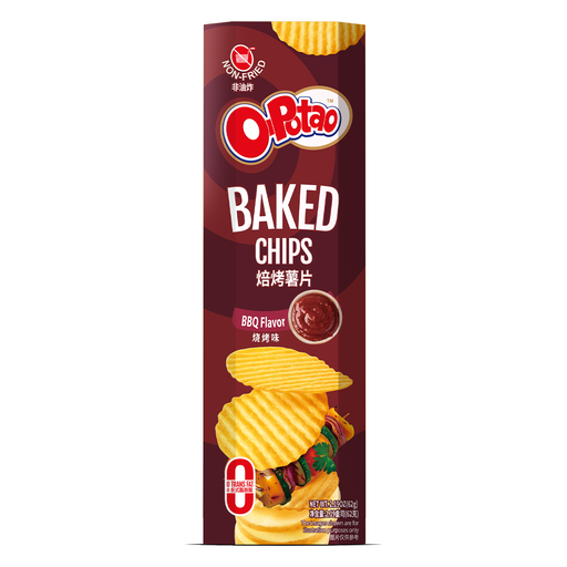 Yan Jin Pu Zi O'Potato Baked BBQ Flavour Potato Chips, 62g