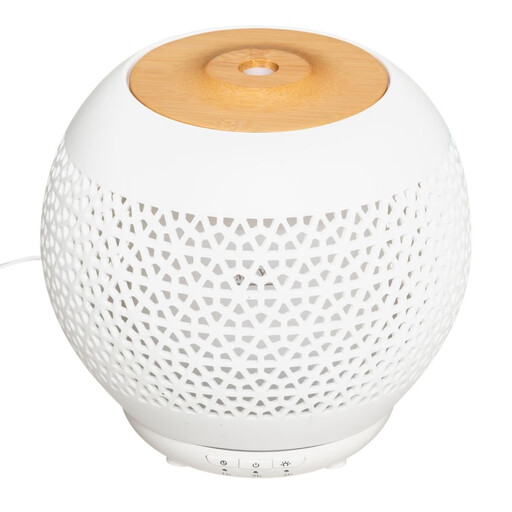 Atmosphera Essential Oil Diffuser - 250 ml, White & Natural