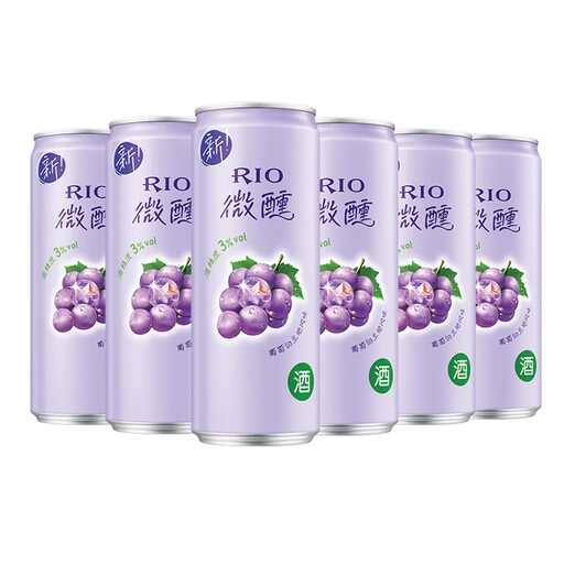 RIO Tipsy Grape Brandy-Flavoured Cocktail 6x330ml