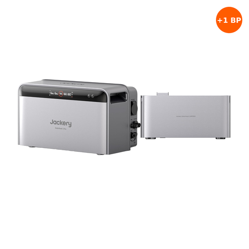 Jackery SolarVault 3 Pro Balcony Power Station mit Speicher + BP2500 Erweiterungsbatterie, 5,04 kWh