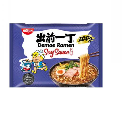 NISSIN Instant Demae Noodles Bag Tokyo Soy 100g
