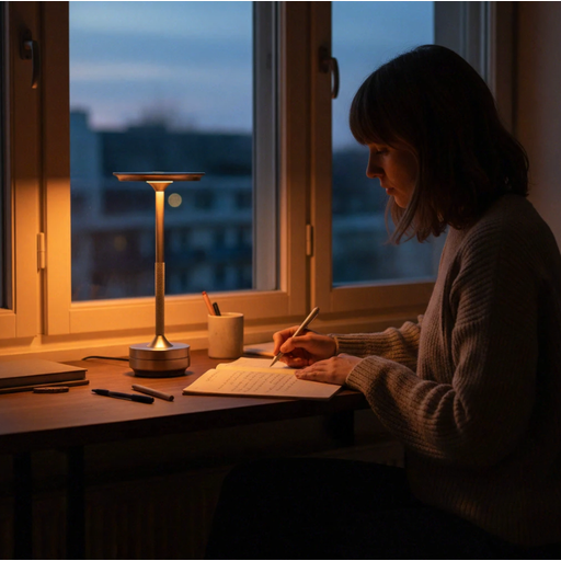 Nachttischlampe Kabellos Tischlampe Akku - LED Tischleuchte Touch Dimmbar Lampe mit USB Aufladbar Batterie Tischlampen Nickel für Modern Fensterbank Wohnzimmer Kinderzimmer Schlafzimmer
