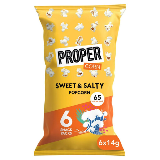 Propercorn Sweet & Salty 6x14g pack