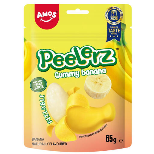Amos Peelerz Gummy Banana 65g