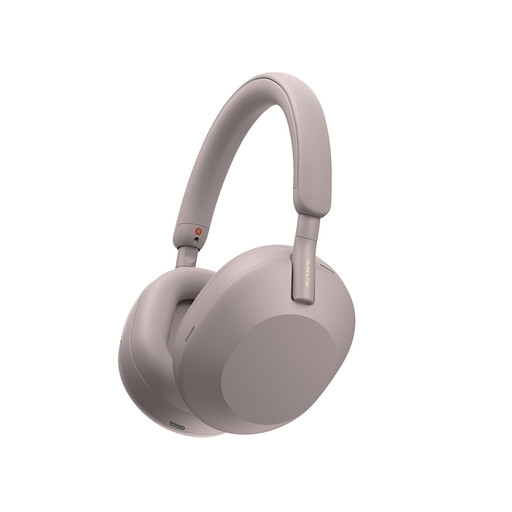 Sony WH1000XM5 Wireless Over-Ear Noise Cancelling Headphones in Smoky Pink