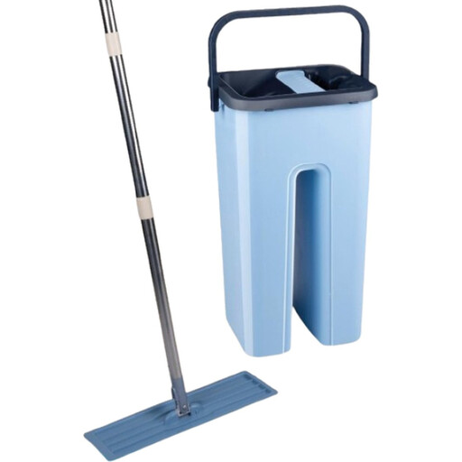 Alpina Floor Mop Set with Bucket - 4 pcs, Stainless Steel