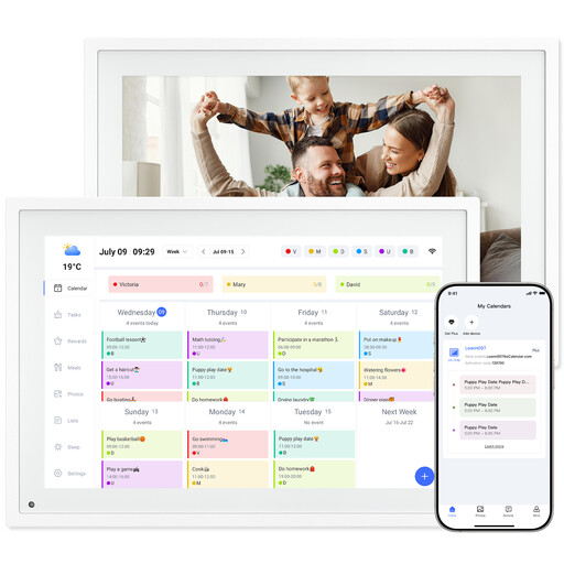 TABWEE P10 WIFI Digital Calendar - Digital Photo Frame