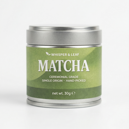 Whisper and Leaf Ceremonial Grade Matcha Powder