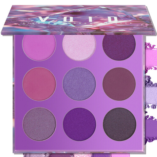 docolor 9-Color Gem Eyeshadow Palette - Deep Purple