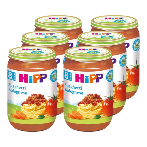 Hipp Spaghetti Bolognese (8+ Monate) Multipack 6x220g