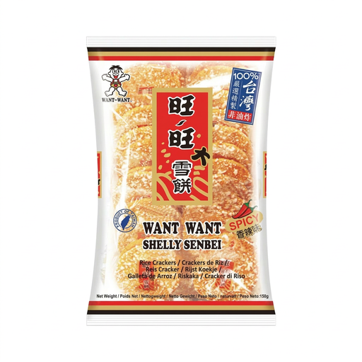 WANT WANT Spicy Rice Crackers 150g