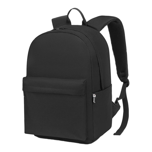 School Backpack Casual Daypack School Bags for Girls Boys Bookbag Lightweight Travel Rucksack Work Bag for Men Women (Black)