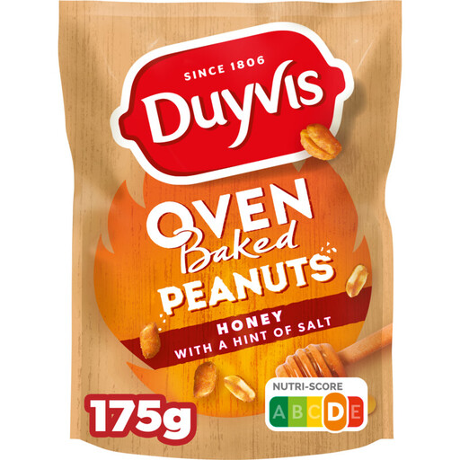 Duyvis Honey & Lightly Salted Oven-Roasted Peanuts