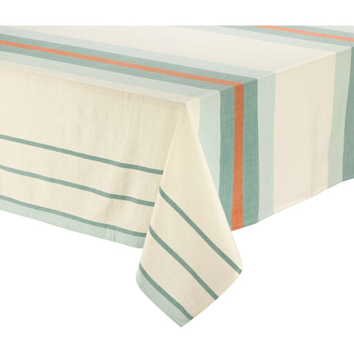 Nappe en Coton Recyclé Yuna Vert eau