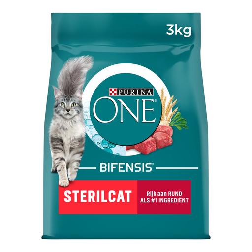 PURINA ONE Sterilcat Beef / Wheat 3 kg