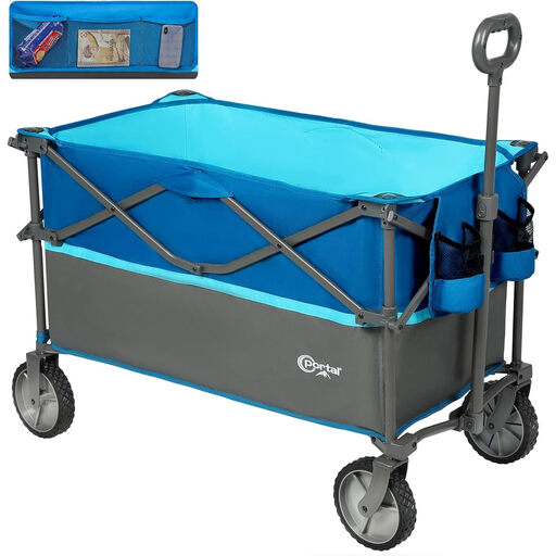 Portal 21830 Folding Wagon 120KG Load 95x70x53cm 1Pack