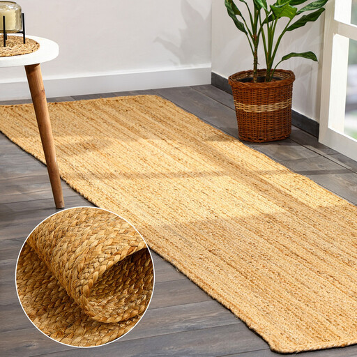 My Flair Lola L?ufer Natur 300 x 80 cm