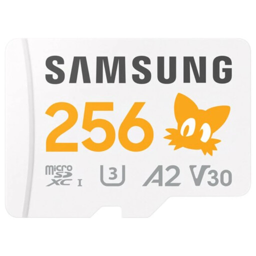 Carte microSD Samsung Sonic the Hedgehog PRO Plus 256 Go