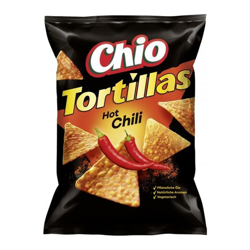 Chio Hot Chili Tortilla Chips，110 g