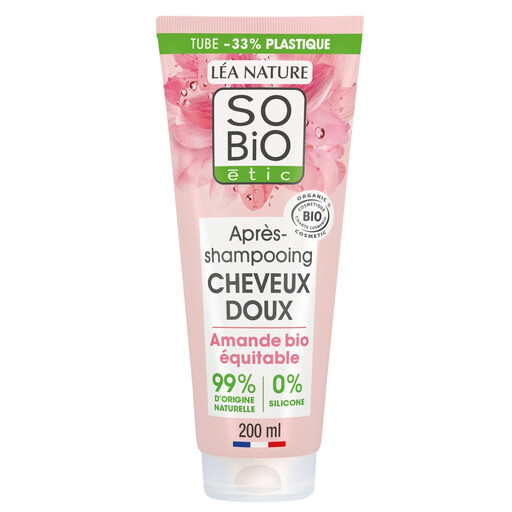 SO'BIO ETIC Hydrating Detangling Conditioner For All Hair Types Organic Almond Milk 200 ml