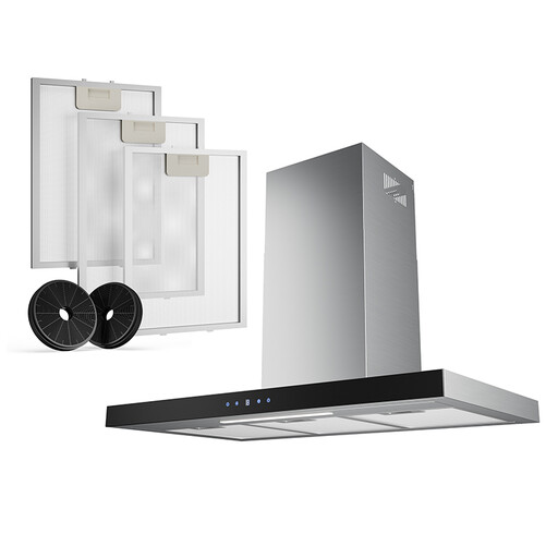 Heinrich's HDU 7632 IX cooker hood wall mount 90cm width