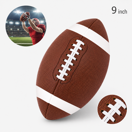 Size 9 football with laces Children's sports toy