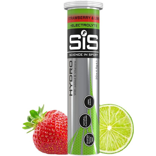 Science in Sport GO Hydro Hydration Support Effervescent Tablets Strawberry & Lime Flavour
