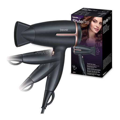 Beurer HC 25 Travel Hair Dryer with Ion Function