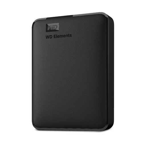 WD Elements portable external hard drive, 2 TB, black