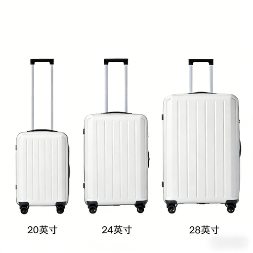 Ochama PP Cream White Luggage 20-Inch