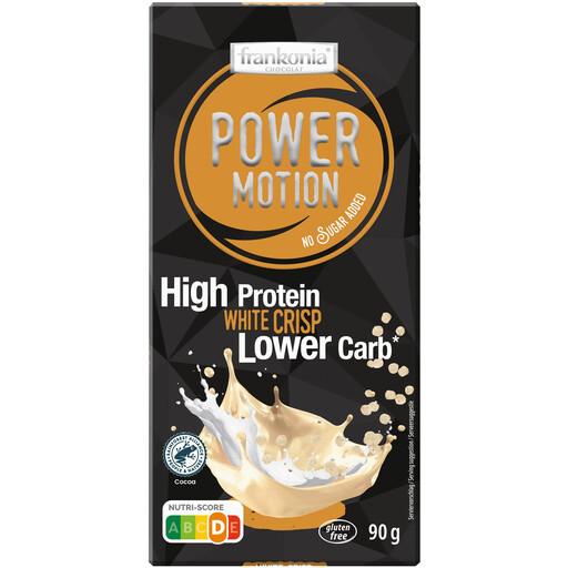 Frankonia Chocolat Power Motion White Crisp Chocolate，90 g
